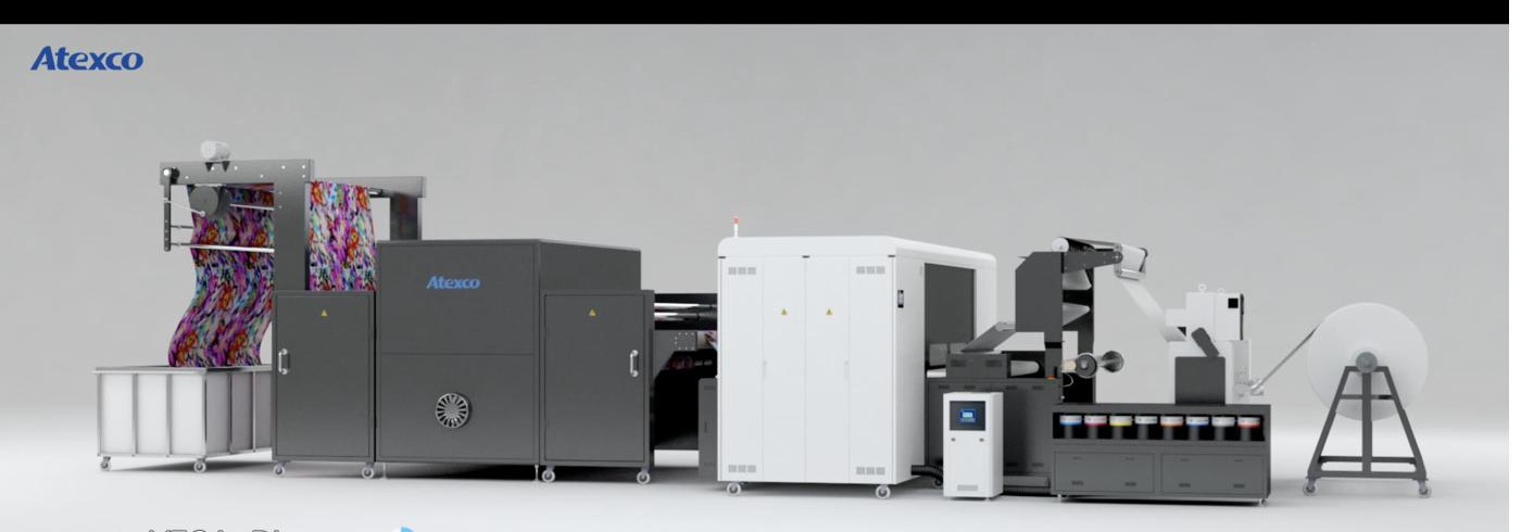 Atexco Vega 8180DI - vista de la línea de producción